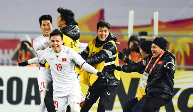 U23 Việt Nam,HLV Park Hang Seo,Quang Hải,B&ugrave;i Tiến Dũng