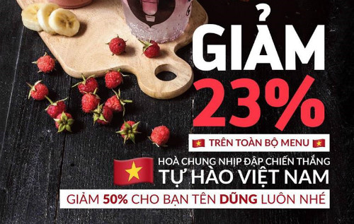 Người tên Dũng là điều kiện nhận được khá nhiều giảm giá ở một số cửa hàng đồ uống cuối tuần qua.