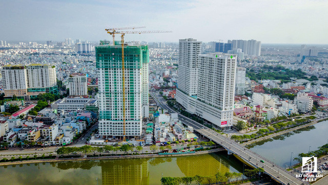 Dự án Millenium của Phát Đạt và An Dương Thảo Điền đang đẩy nhanh tiến độ thị công.