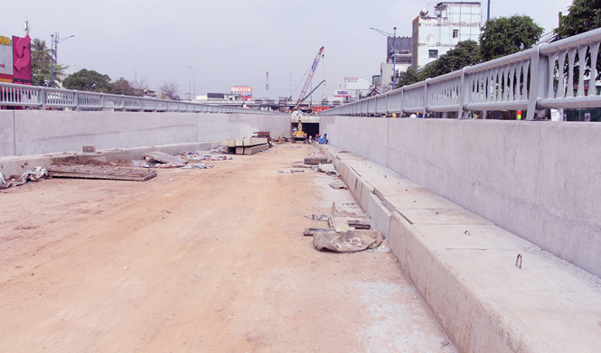 Cận cảnh hầm chui An Sương sắp hoạt động để giảm kẹt xe cửa ng&otilde; TP.HCM - ảnh 1
