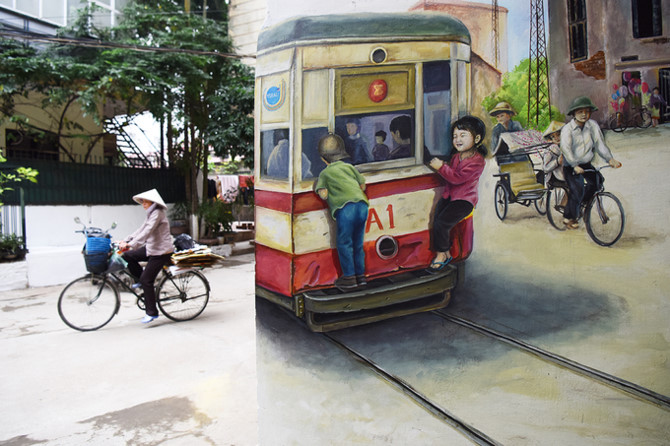 Khu tập thể cũ Hà Nội biến thành không gian nghệ thuật