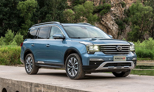 Trumpchi GS8, mẫuSUV Trung Quốcdự kiến tấn công thị trường Mỹ vào cuối 2019. Ảnh: Motorauthority.
