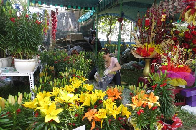 Lo bị '&eacute;p r&aacute;c', hoa tết xả h&agrave;ng sớm ở S&agrave;i G&ograve;n - ảnh 14