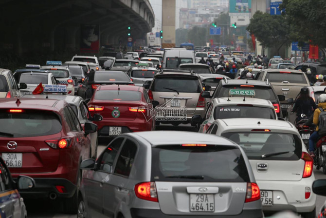 tắc đường,an to&agrave;n giao th&ocirc;ng,H&agrave; Nội