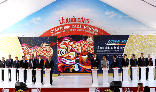 SCG khởi c&ocirc;ng dự &aacute;n Tổ hợp Ho&aacute; dầu Miền Nam