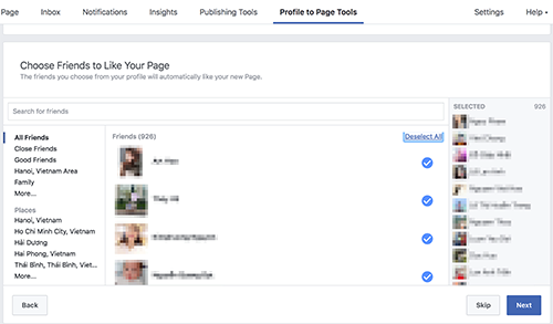 Facebook mới mở lại tính năng chuyển trang cá nhân thành page cho tài khoản Việt Nam.