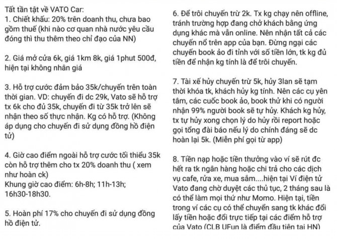 Vua moi thu nghiem, VATO da bi nhieu tai xe phan ung hinh anh 2