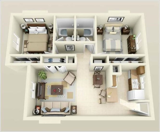 Những mẫu nh&agrave; 1 tầng đẹp dưới 500 triệu cho vợ chồng trẻ &iacute;t tiền - ảnh 3