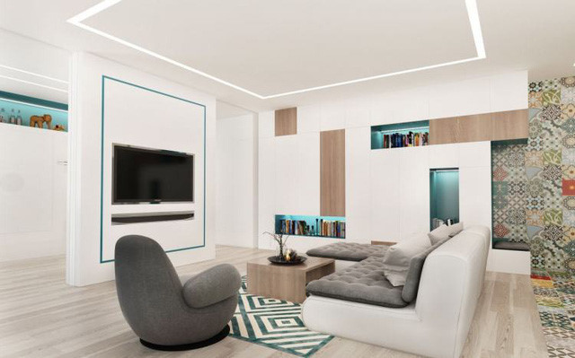 Căn hộ 55m2 thiết kế đơn giản, phóng khoáng khiến ai cũng phải trầm trồ, thán phục - Ảnh 5. Căn hộ 55m2 thiết kế đơn giản, phóng khoáng khiến ai cũng phải trầm trồ, thán phục - Ảnh 5.