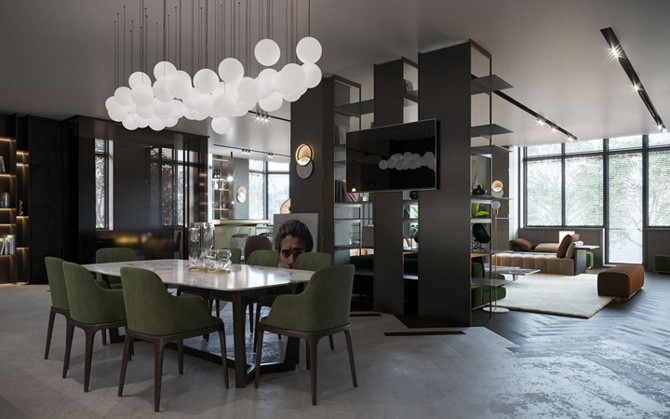 ngam can ho co noi that mau toi tuyet dep hinh 5