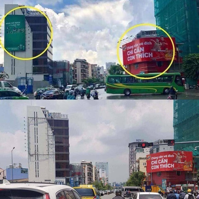 Hậu đại chiến xanh - đỏ: Milo đ&atilde; thay thế pano ho&agrave;n to&agrave;n mới, khiến biển quảng c&aacute;o của Ovaltine trở n&ecirc;n lạc điệu - Ảnh 1.