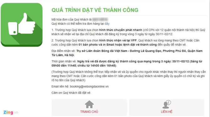 Ai van hanh website ban ve tran Viet Nam - Philippines cho VFF? hinh anh 3