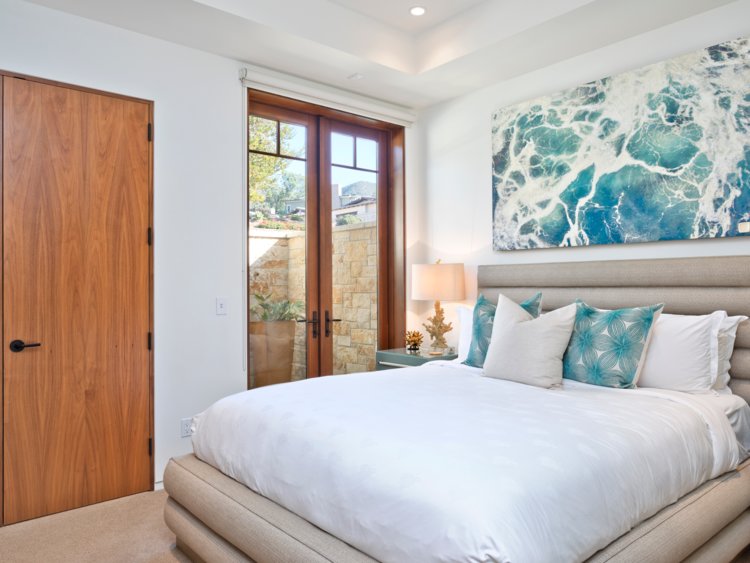 Some have beach-themed decor ...