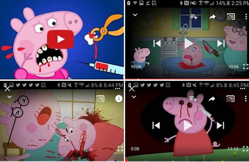 Kh&Atilde;&acute;ng &Atilde;&shy;t video ho&aacute;&ordm;&iexcl;t h&Atilde;&not;nh cho tr&aacute;&ordm;&raquo; em c&Atilde;&sup3; c&aacute;&ordm;&pound;nh b&aacute;&ordm;&iexcl;o l&aacute;&raquo;&plusmn;c tr&Atilde;&ordf;n YouTube. &aacute;&ordm;&cent;nh: Linda Nguyen.