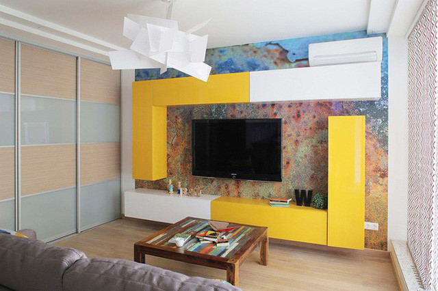 C&aacute;ch sử dụng m&agrave;u sắc gi&uacute;p căn hộ vỏn vẹn 25m&sup2; n&agrave;y đẹp đến bất ngờ - Ảnh 5.