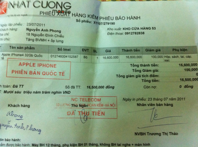 Nhat Cuong Mobile tung bi to lua dao, chat chem khach hang hinh anh 1