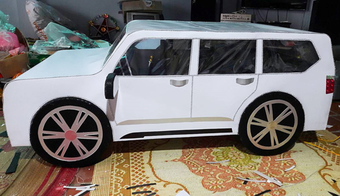 M&aacute;y bay, xe ph&acirc;n khối lớn v&agrave;ng m&atilde; c&uacute;ng rằm th&aacute;ng bảy