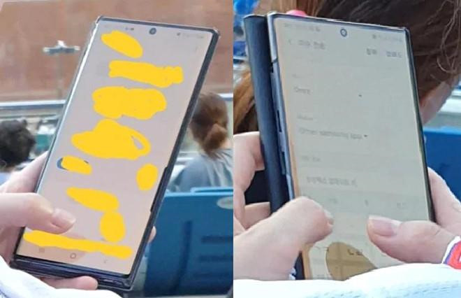 Truoc ngay ra mat, Galaxy Note10 bat ngo lo dien tren tau dien ngam? hinh anh 2