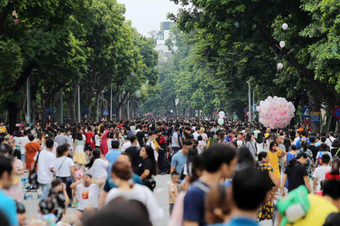 Thủ đ&ocirc; trong ng&agrave;y Quốc kh&aacute;nh