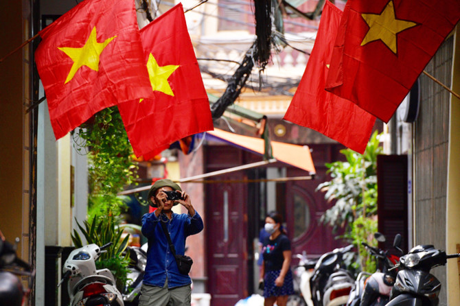 Thủ đ&ocirc; trong ng&agrave;y Quốc kh&aacute;nh