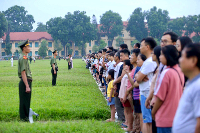 Thủ đ&ocirc; trong ng&agrave;y Quốc kh&aacute;nh