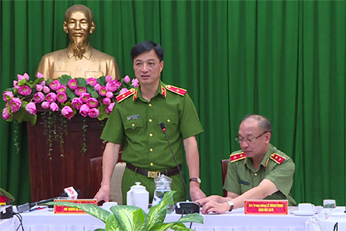 Thứ trưởng Bá»™ Công an Nguyá»…n Duy Ngá»c. Ảnh: Q.T