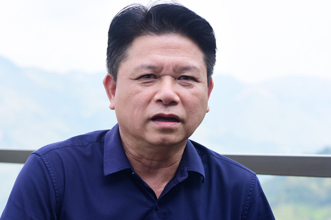 &Ocirc;ng Ho&agrave;ng A Chinh. Ảnh: Giang Huy&nbsp;