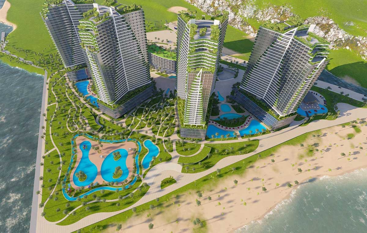 Phối cảnh dự án Sailing Bay Ninh Chữ. Cuộc chơi lớn của Crystal Bay