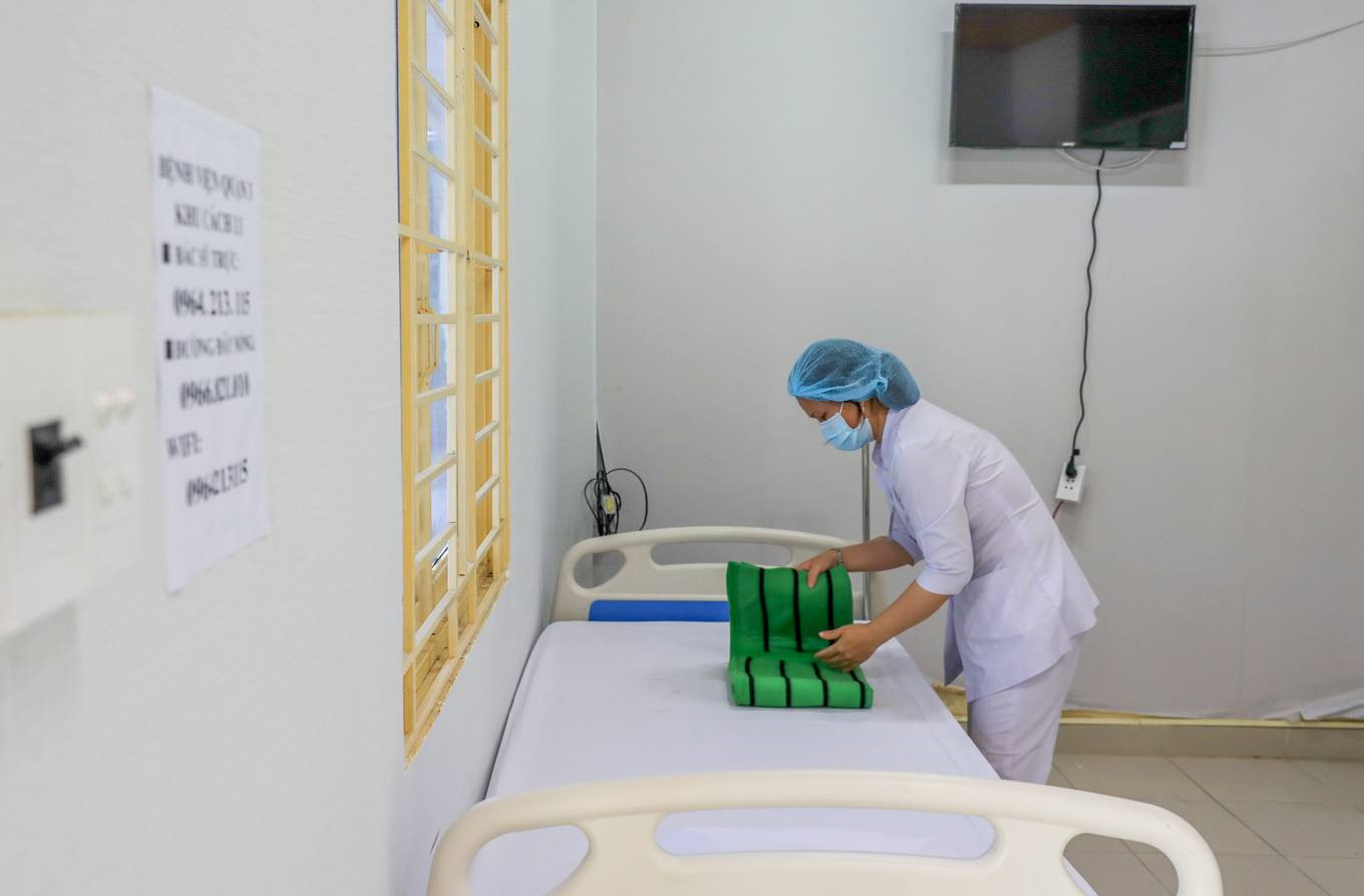 Khu c&aacute;ch ly d&atilde; chiến ở TP HCM