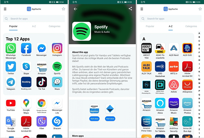 Nếu ứng dụng chưa c&oacute; tr&ecirc;n AppGallery, m&aacute;y sẽ t&igrave;m kiếm th&ecirc;m từ c&aacute;c nguồn thứ ba chứa file apk. Ảnh: XDA