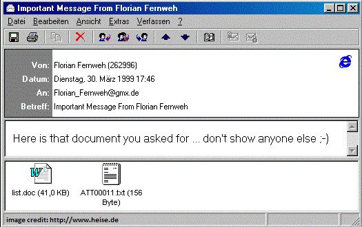 Ba loai virus may tinh tung am anh Microsoft va ca the gioi hinh anh 4 Melissa_virus_fast_company.jpg