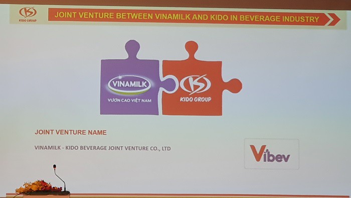 Vinamilk v&agrave; Kido lập li&ecirc;n doanh trong lĩnh vực nước giải kh&aacute;t - kem, nắm hơn 50% thị phần ng&agrave;nh kem 