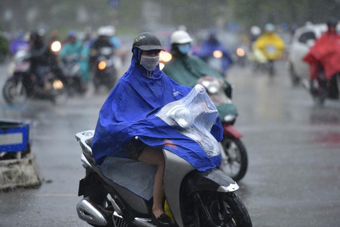 Bắc Bộ mưa trên diện rộng, có nơi mưa rất to