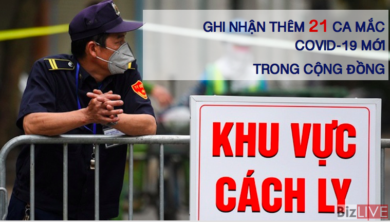 Ghi nhận thêm 21 ca mắc Covid-19 đều ở Đà Nẵng, Quảng Nam