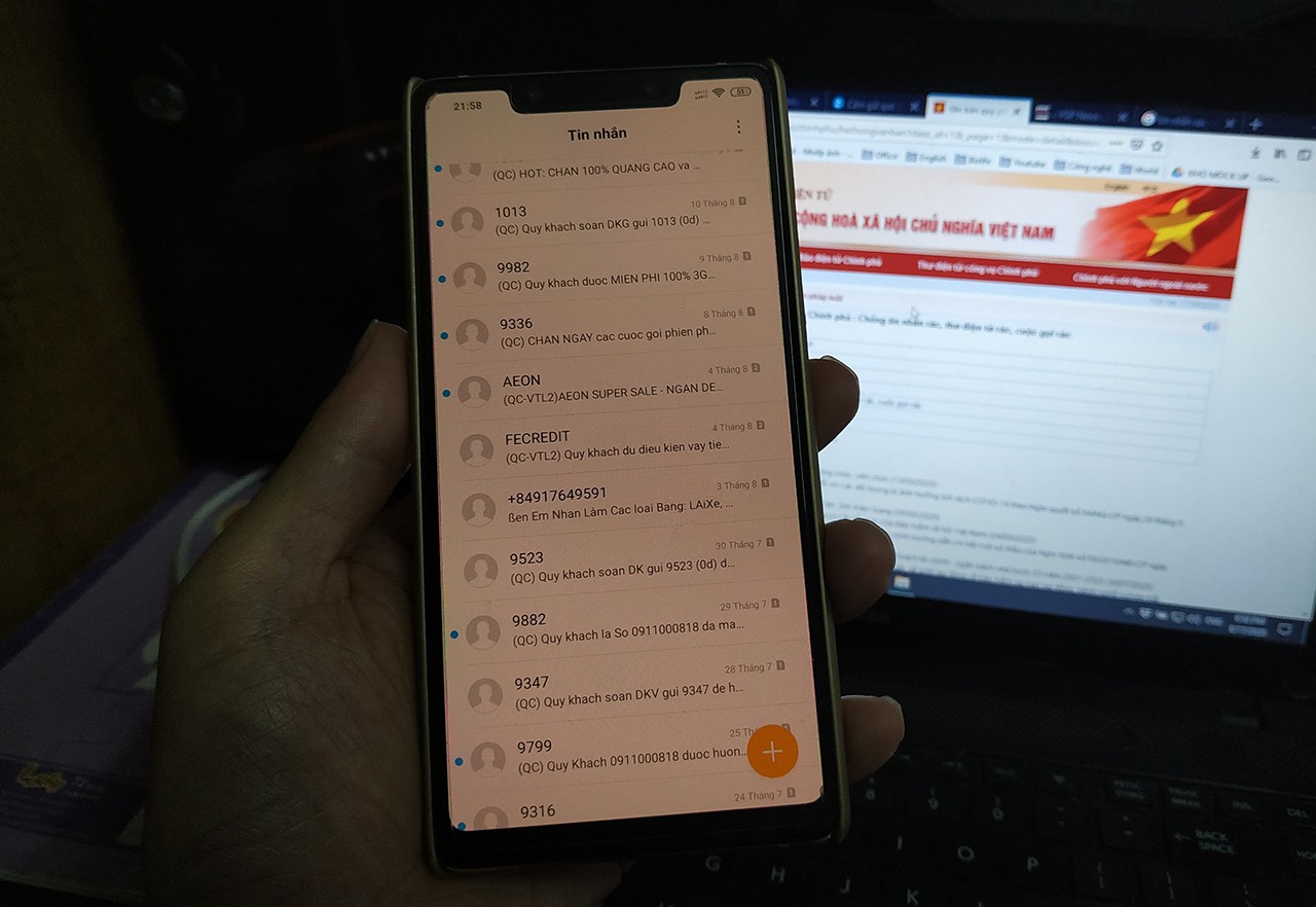 Gửi tin nhắn rác, gọi điện quảng cáo “làm phiền” có thể bị phạt tới 100 triệu đồng