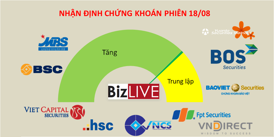 Nhận định chứng khoán 18/8: Sẽ có nỗ lực hồi phục