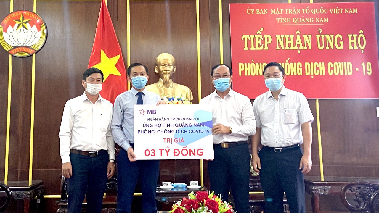 MB đồng hành cùng tỉnh Quảng Nam chống dịch Covid-19