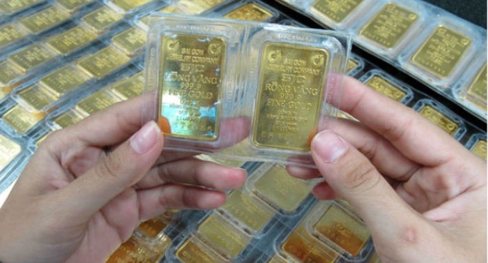 Giá vàng SJC quay đầu đi lên