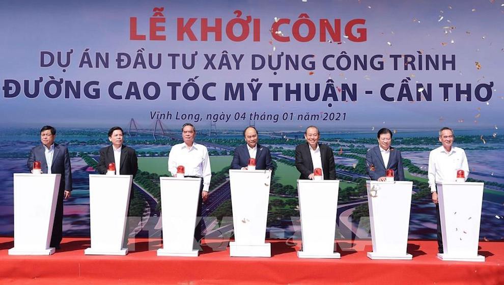 Khởi công dự án cao tốc Mỹ Thuận – Cần Thơ có tổng vốn gần 5.000 tỷ đồng