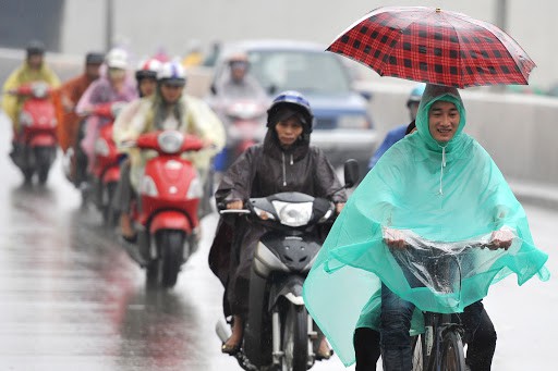 Bắc Bộ giảm nhiệt, Hà Nội đêm và sáng có mưa