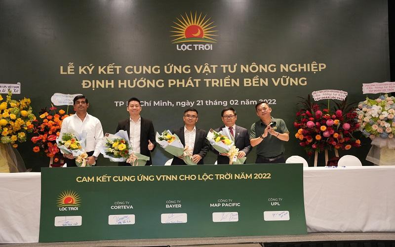 Lễ ký kết cung ứng vật tư nông nghiệp giữa Lộc Trời với các tập đoàn, công ty sản xuất nông dược quốc tế