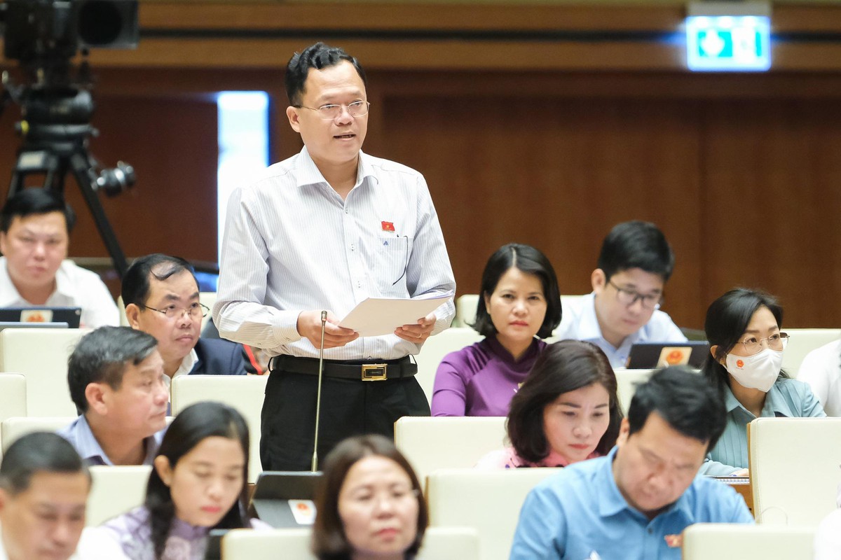 Đại biểu Huỳnh Thanh Phương (đoàn ĐBQH tỉnh Tây Ninh). Ảnh: Quốc hội