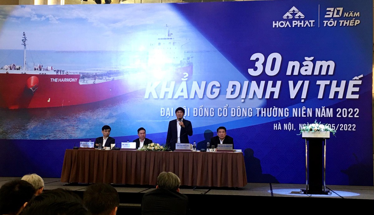 ĐHĐCĐ Hòa Phát sáng 24/5
