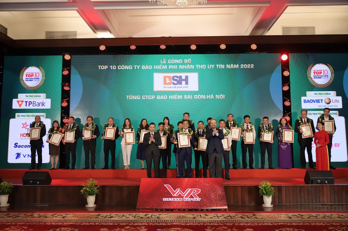 Bảo hiểm BSH góp mặt trong Top 10 công ty bảo hiểm phi nhân thọ uy tín năm 2022