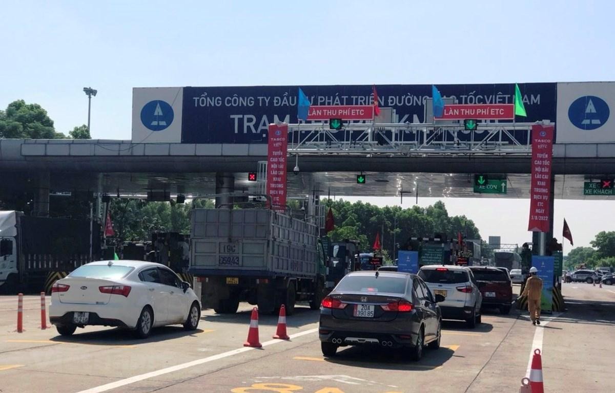 Các tuyến đường cao tốc đã chính thức vận hành dịch vụ thu phí tự động không dừng từ ngày 1/8 vừa qua