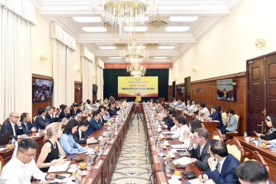 Đại diện Lãnh đạo các TCTD tham dự Hội nghị - Ảnh: SBV.
