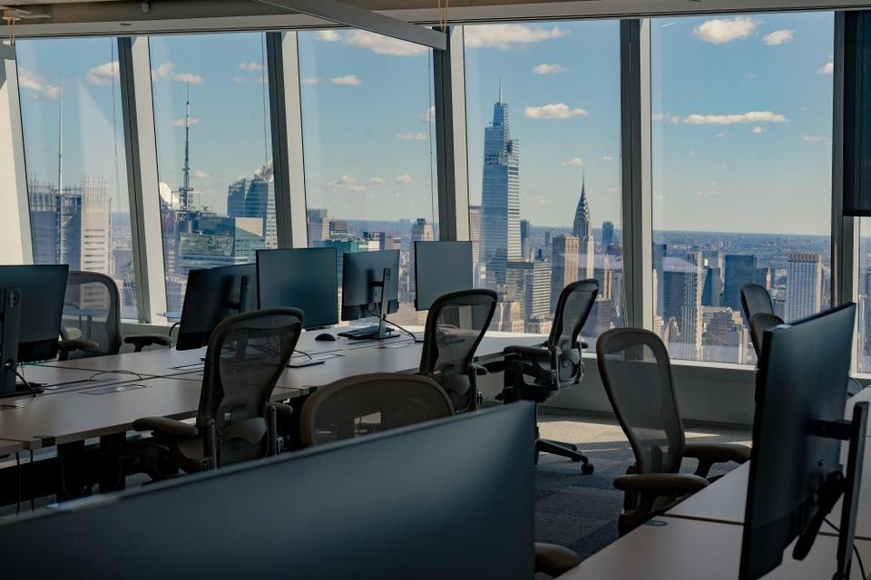 Một trong các văn phòng của Meta ở New York. Ảnh: Bloomberg.