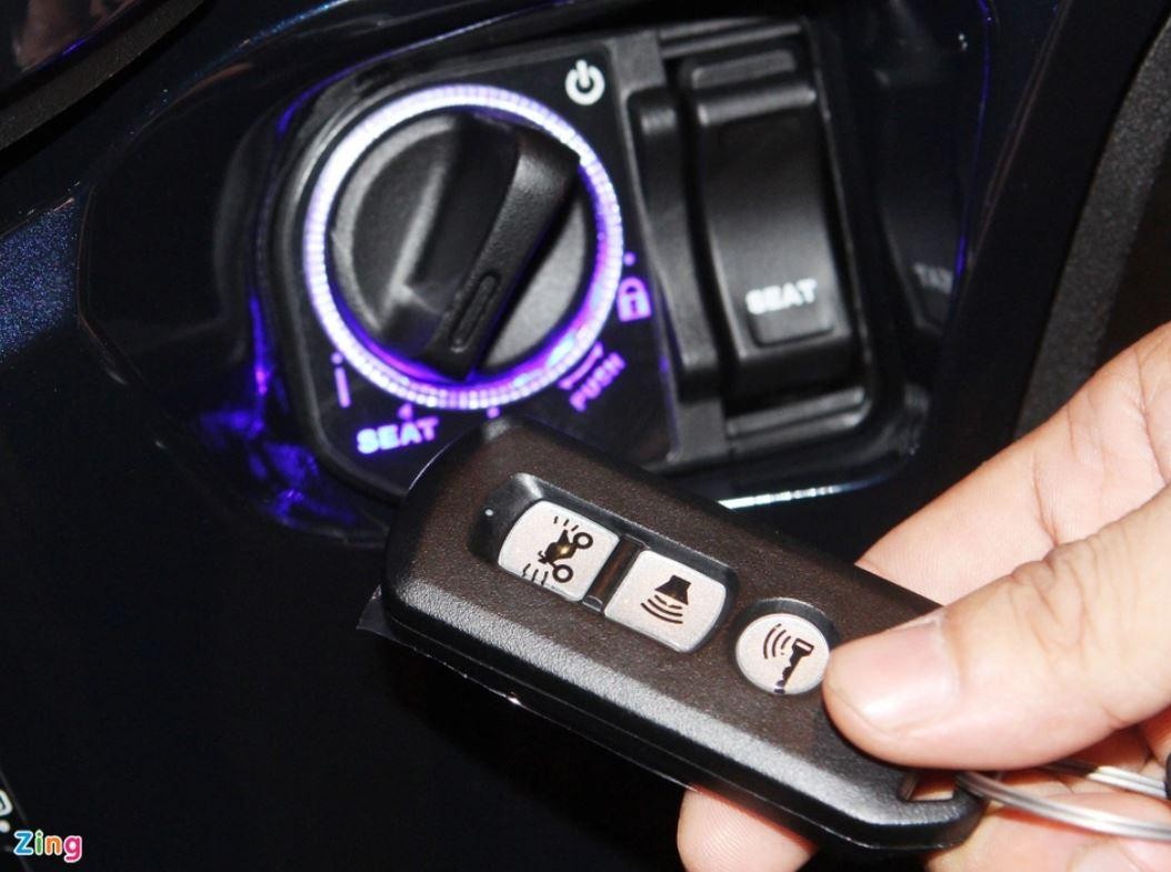 Tính năng smartkey dù tiện dụng vẫn có thể đưa xe máy vào tình huống rủi ro mất cắp. Ảnh: Tuấn Khanh.