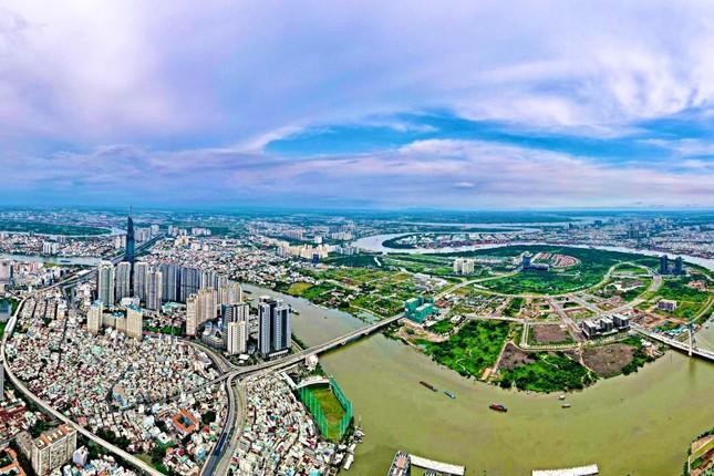 Một khu vực ở TP,HCM hiện nay (Ảnh: Phạm Nguyễn).