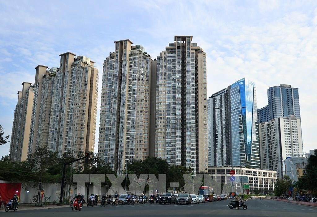 Khu Chung cư trên đường Nguyễn Hữu Cảnh, quận Bình Thạnh, TP.HCM. Ảnh: Hồng Đạt